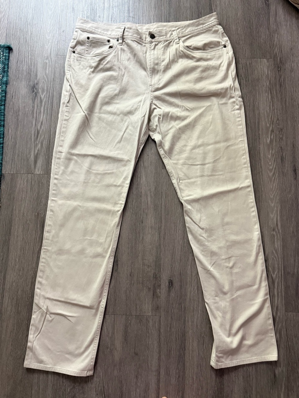 Men's Stone Versa 5 Pocket Pant Preformance Gold Business Officewear Formal